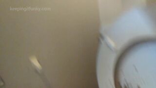 Ebony Sprays Toilet, ScatKings.com Scat Porn 24 ScatKings.com Scat Porn