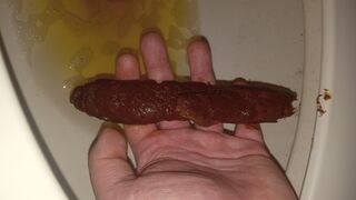Pooping in my hand - video 2, ScatKings.com Scat Porn 18 ScatKings.com Scat Porn