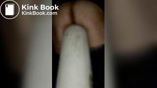 SHIT ON A POST NIGHT TIME OUTDOOR low quality, ScatKings.com Scat Porn 5 ScatKings.com Scat Porn