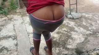 Sexy Hot African Girl Huge Pointy Grey Leggings Poop, ScatKings.com Scat Porn 11 ScatKings.com Scat Porn