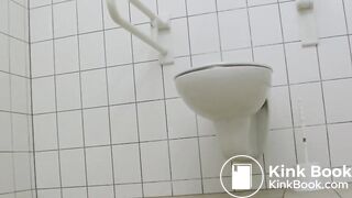 Sexy Teen Girl Sprays Diarrhea Mess On Public Bathroom Floor, ScatKings.com Scat Porn 1 ScatKings.com Scat Porn