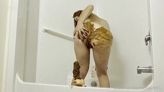 redhead anal shit gaming in bathtub, ScatKings.com Scat Porn 1 ScatKings.com Scat Porn