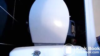 overhead-sideview toilet, ScatKings.com Scat Porn 4 ScatKings.com Scat Porn
